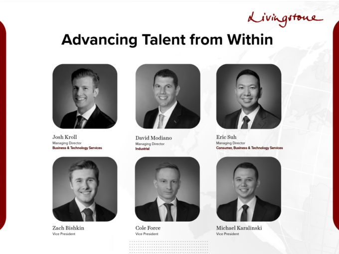 Livingstone Elevates Senior Talent Across U.S. Offices